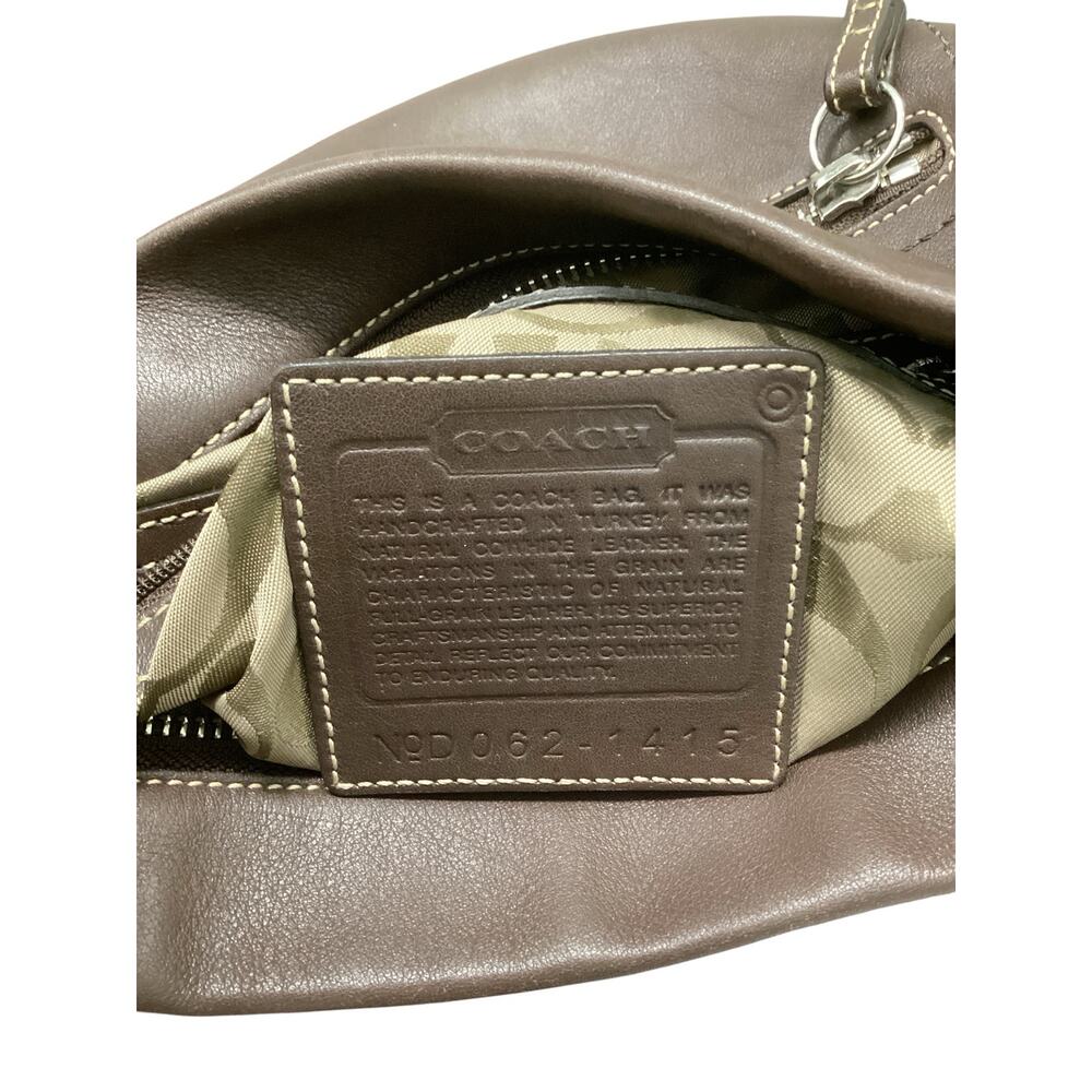 Vintage Coach Purse Women’s One Size Legacy 1415 Leather One Strap Dark Brown - Picture 8 of 9